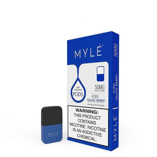 Iced Quad Berry - MYLÉ Pods | 4 Pack | 2nd Generation Compatible | India Vape Ninja Indian Vape Ninja