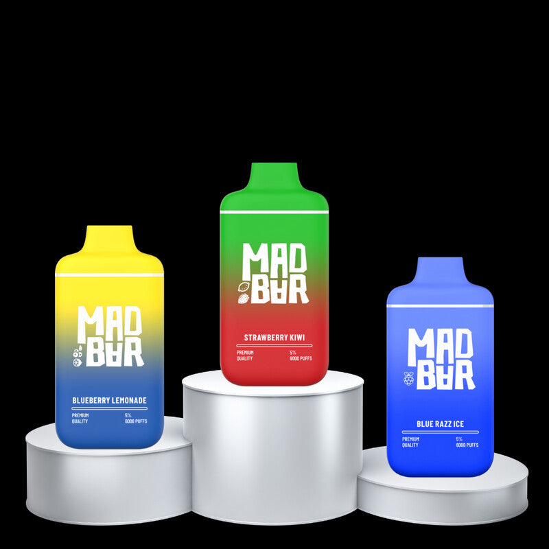 MAD BAR DISPOSABLE VAPE 6000 Puffs | Indian Vape Ninja