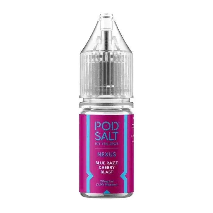 Blue Razz Cherry Blast - Pod Salt Nic Salt | 30ML | 20MG 25MG 50MG | Indian Vape Indian Vape Ninja