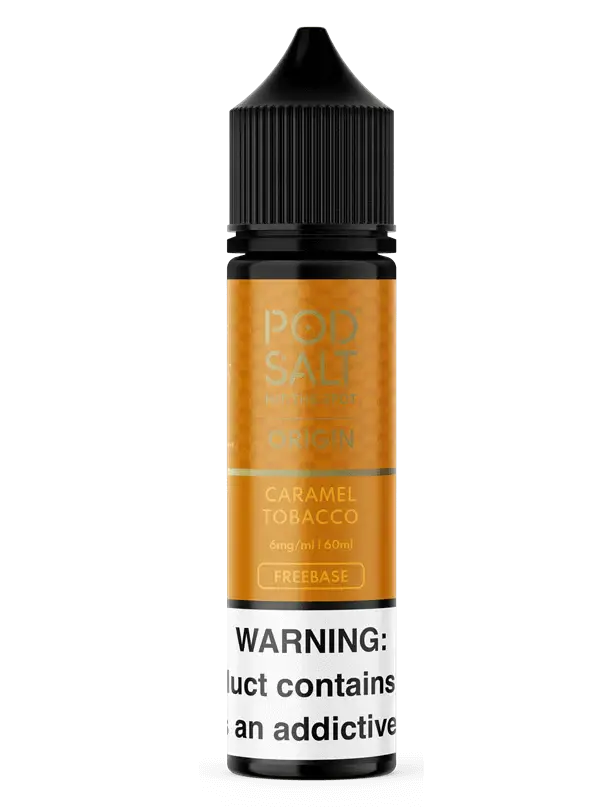 Caramel Tobacco - Origin Pod Salt | 60ML | 3MG 6MG | Indian Vape Ninja Indian Vape Ninja