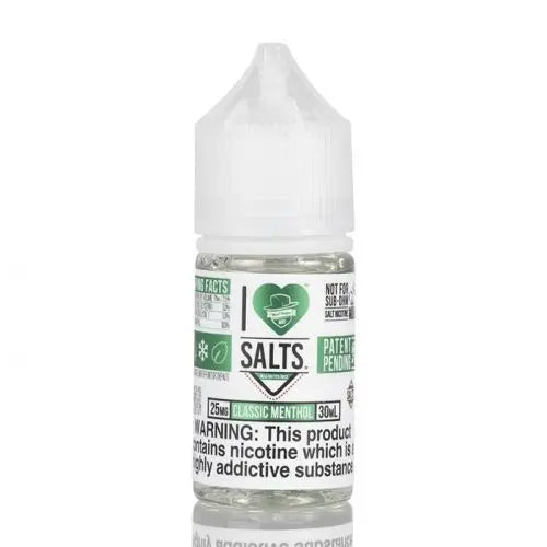 Classic Menthol - I Love Salts| 30 Ml Vape Juice | 25MG - Vape Ninja Classic Menthol - I Love Salts| 30 Ml Vape Juice | 25MG - Vape Ninja