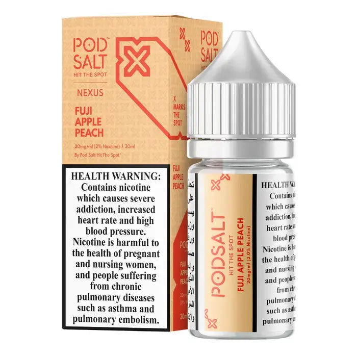 Fuji Apple Peach - Pod Salt Nic salt | 30ML | 20MG 50MG | Indian Vape Indian Vape Ninja