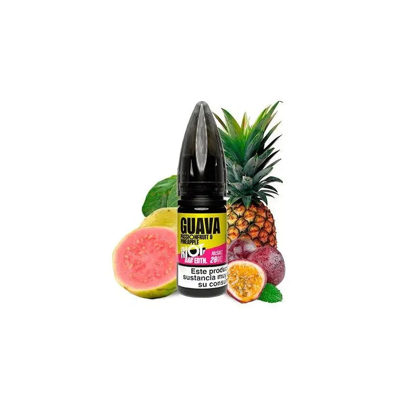 raz vape pineapple passionfruit guava Guava Passionfruit & Pineapple - Riot Squad | 30ML | 20MG,48MG