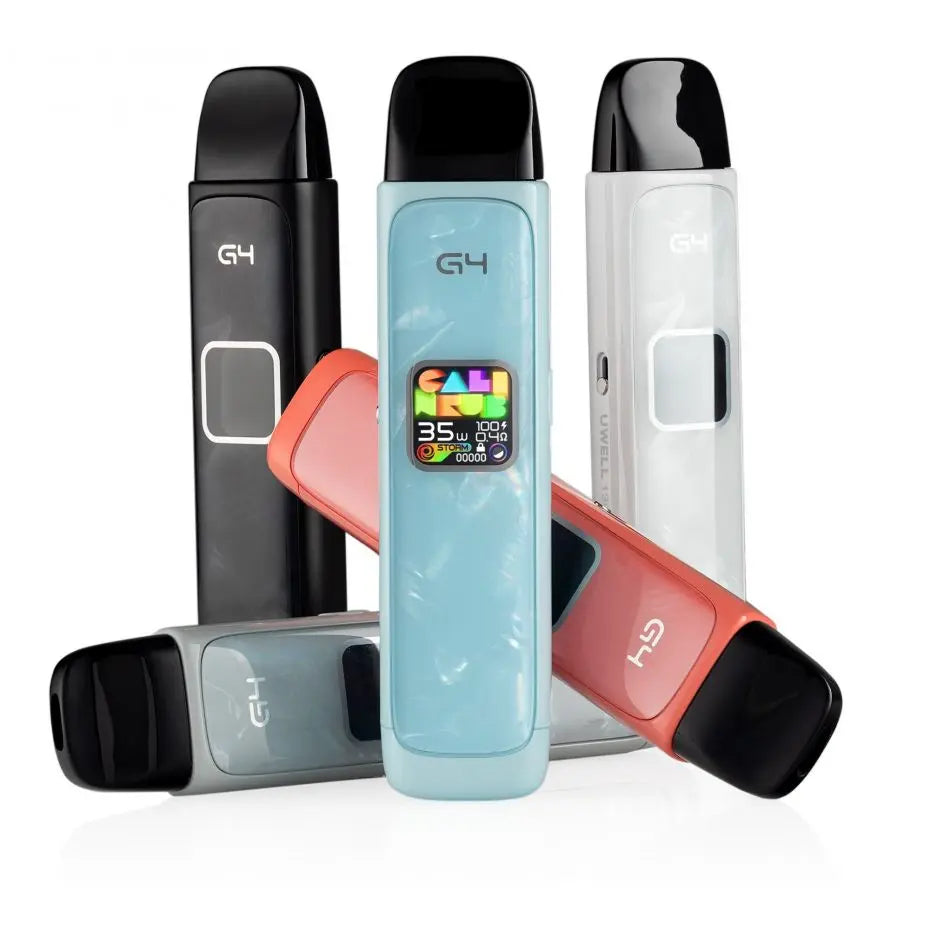 Uwell Caliburn G4 Pod Kit | 5-35Watt | 1300mAh | MTL & RDTL | Indian Vape Ninja Uwell Caliburn G4 Pod Kit | 5-35Watt | 1300mAh | MTL & RDTL | Indian Vape Ninja