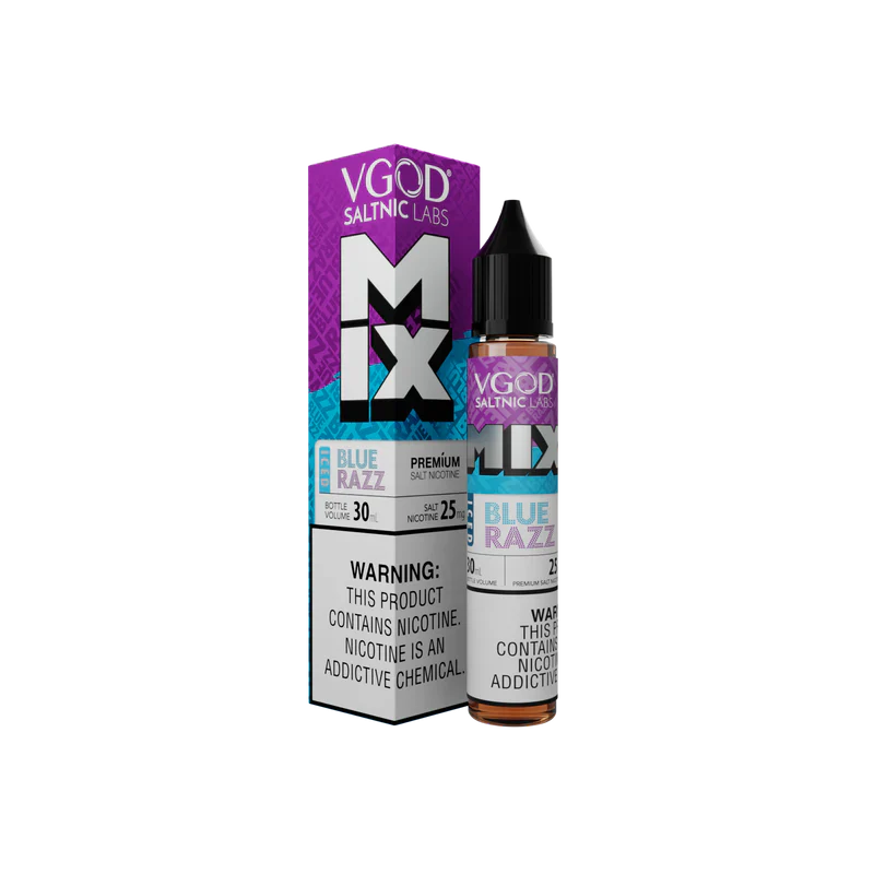 Mix Blue Razz Iced - Vgod Salt | 30ML | 25MG 50MG | Indian Vape