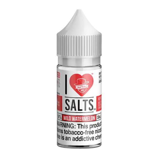 Wild Watermelon - I Love Salts - Mad Hater | 30ML Vape Juice | 50MG Indian Vape Ninja