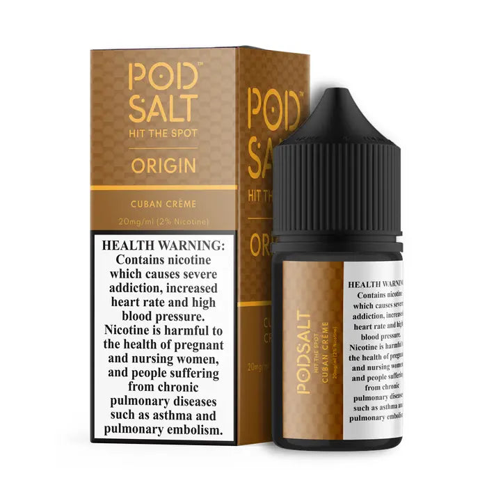 Cuban Creme - Pod Salt Nic salt | 30ML | 20MG 25MG 50MG | Indian Vape Ninja Indian Vape Ninja