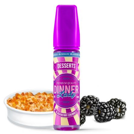 Blackberry Crumble by Dinner Lady | 60ML Vape Juice | Indian Vape Ninja | 3MG | 6MG Indian Vape Ninja