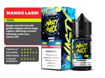 Mango Lassi Ice - Nasty Super Cool | 30 ML | 35MG 50MG | Indian Vape Ninja Indian Vape Ninja