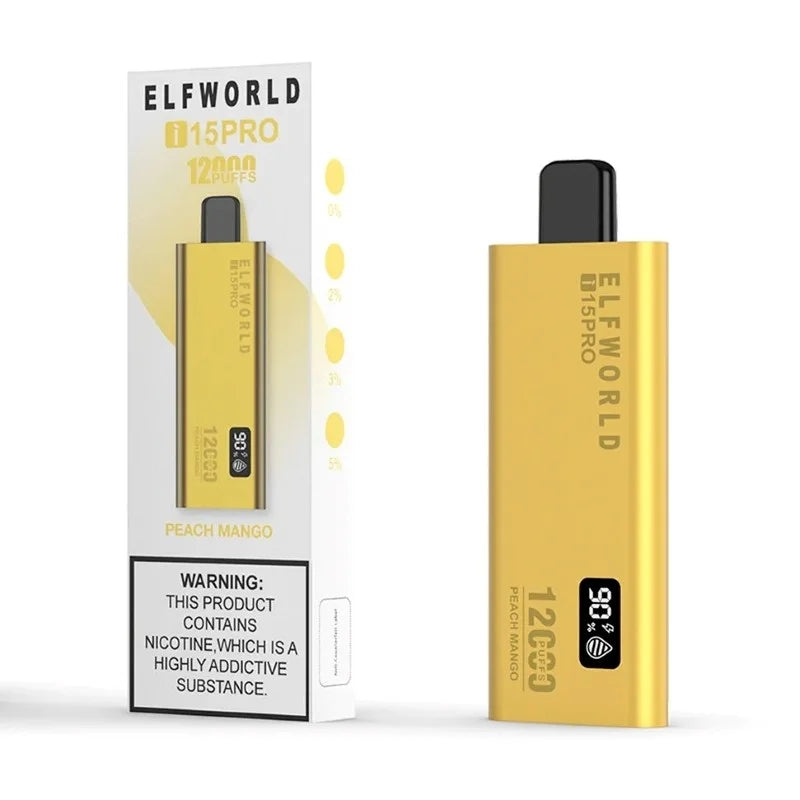 Elfworld i15Pro 12000 Puffs - Disposable | 18ML | 600mAh | Indian Vape Ninja Indian Vape Ninja