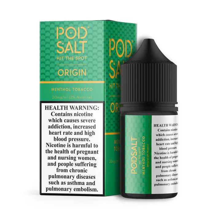 Menthol Tobacco - Pod Salt Nic salt | 30ML | 20MG 25MG 50MG | Indian Vape Ninja Indian Vape Ninja