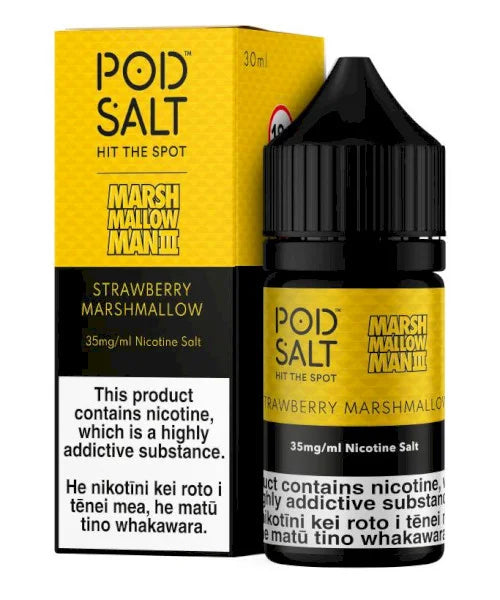 Strawberry Marshmallow Man 3 - Pod Salt | 30ML | 20MG 25MG 50MG | Indian Vape Ninja Indian Vape Ninja