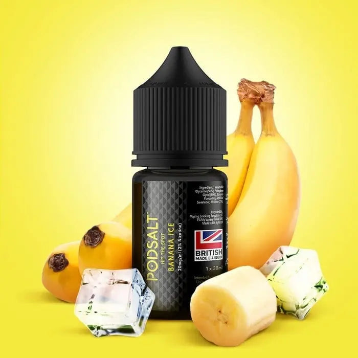 Banana Ice - Pod Salt | 30ML | 20MG 25MG 50MG | Indian Vape Indian Vape Ninja