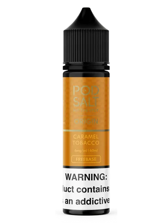 Caramel Tobacco - Origin Pod Salt | 60ML | 3MG 6MG | Indian Vape Ninja Indian Vape Ninja