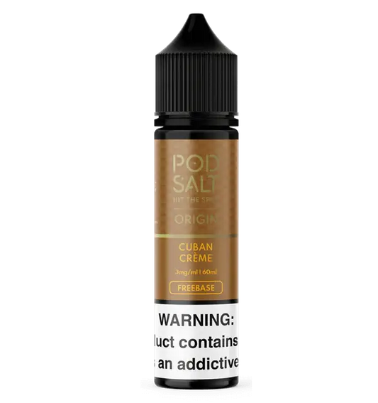 Cuban Creme - Origin Pod Salt | 60ML | 3MG 6MG | Indian Vape Ninja Indian Vape Ninja