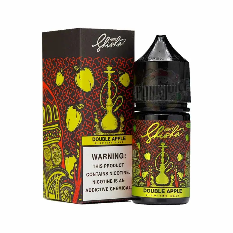Double Apple - Nasty Shisha Salt | 30ML Vape Juice | 50MG 35MG - Vape  Vape  Ninja