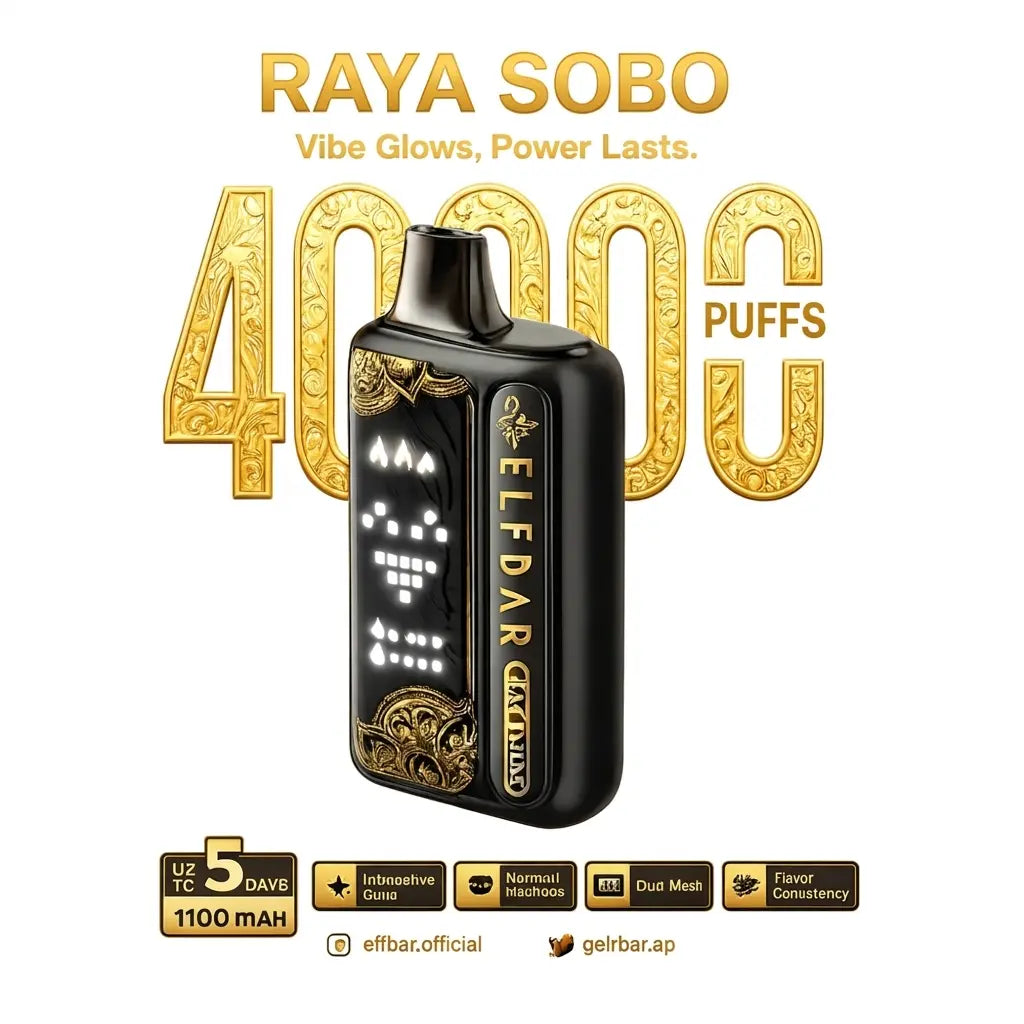 Elfbar Raya Sobo | 40K Puffs | 1100 mAh Battery | Indian Vape Ninja Indian Vape Ninja