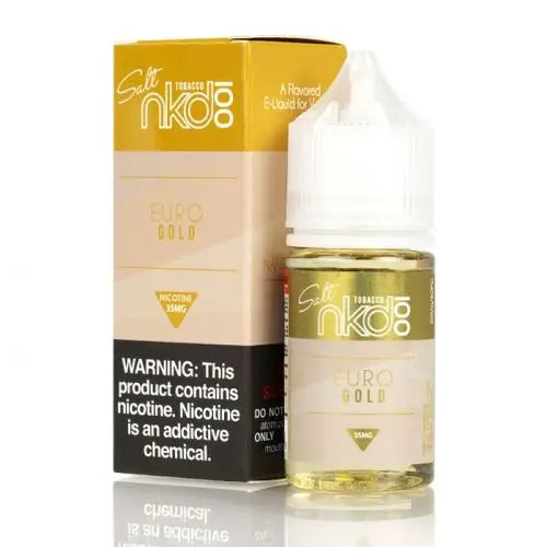 Euro Gold - Naked 100 Salt | 30Ml Vape Juice | 35MG,50MG | Indian Vape Ninja Indian Vape Ninja