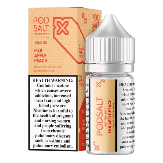 Fuji Apple Peach - Pod Salt Nic salt | 30ML | 20MG 50MG | Indian Vape Indian Vape Ninja