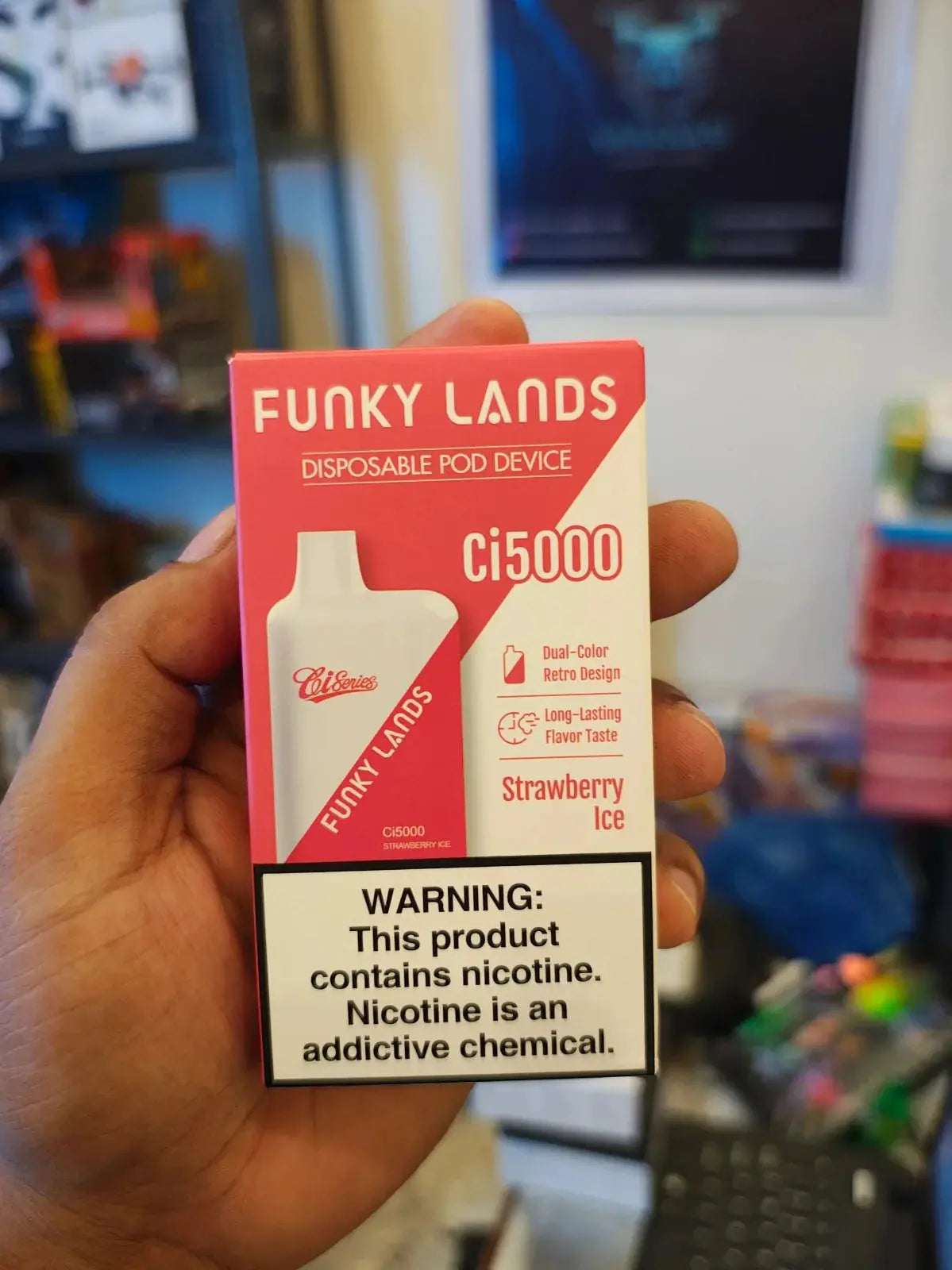 Funky Lands Ci5000 - Disposable | 5000 Puffs | 5% | Indian Vape Ninja Indian Vape Ninja