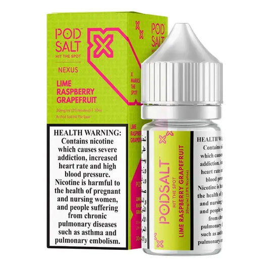 Lime Raspberry Grapefruit - Pod Salt Nic Salt | 30ML | 20MG 25MG 50MG | Indian Vape Indian Vape Ninja