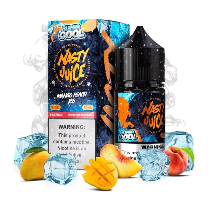 Mango Peach Ice - Nasty Super Cool | 30ML | 35MG 50MG | Indian Vape Ninja Indian Vape Ninja