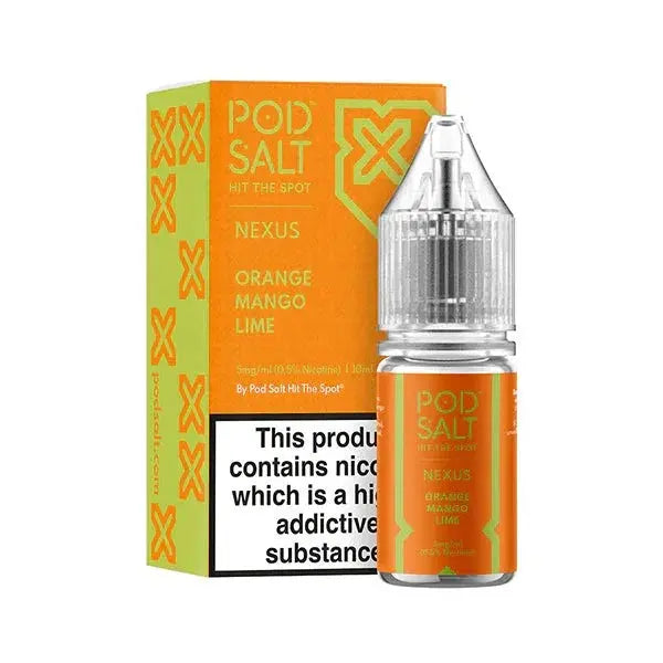 Orange Mango Lime - Pod Salt | 30ML | 20MG 25MG 50MG | Indian Vape Indian Vape Ninja