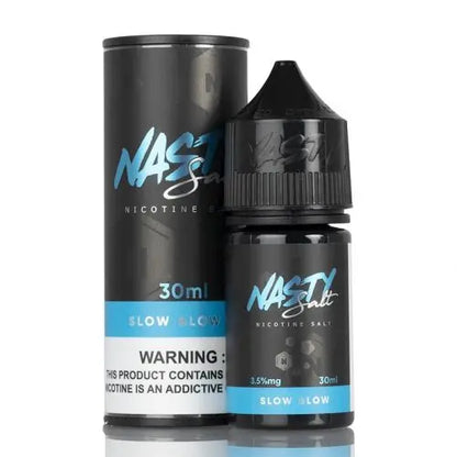 Slow Blow - Nasty Salt | 30ML Vape Juice | 35MG,50MG vape paradise india