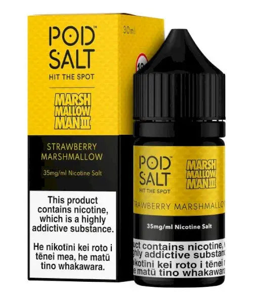 Strawberry Marshmallow Man 3 - Pod Salt | 30ML | 20MG 25MG 50MG | Indian Vape Indian Vape Ninja