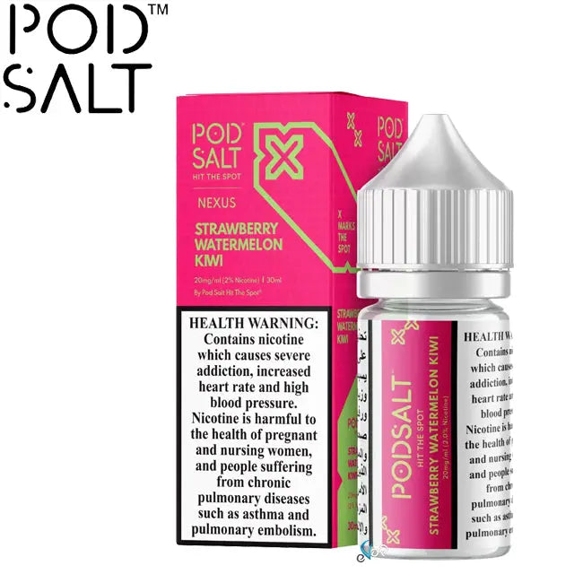Strawberry watermelon Kiwi - Pod Salt Nic salt | 30ML | 20MG 25MG 50MG | Indian Vape Indian Vape Ninja