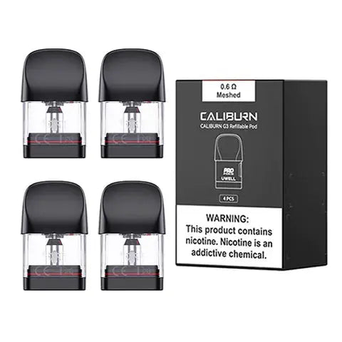 UWELL CALIBURN G3/GK3 REPLACEMENT PODS-Pack of 4 | Indian Vape Indian Vape Ninja