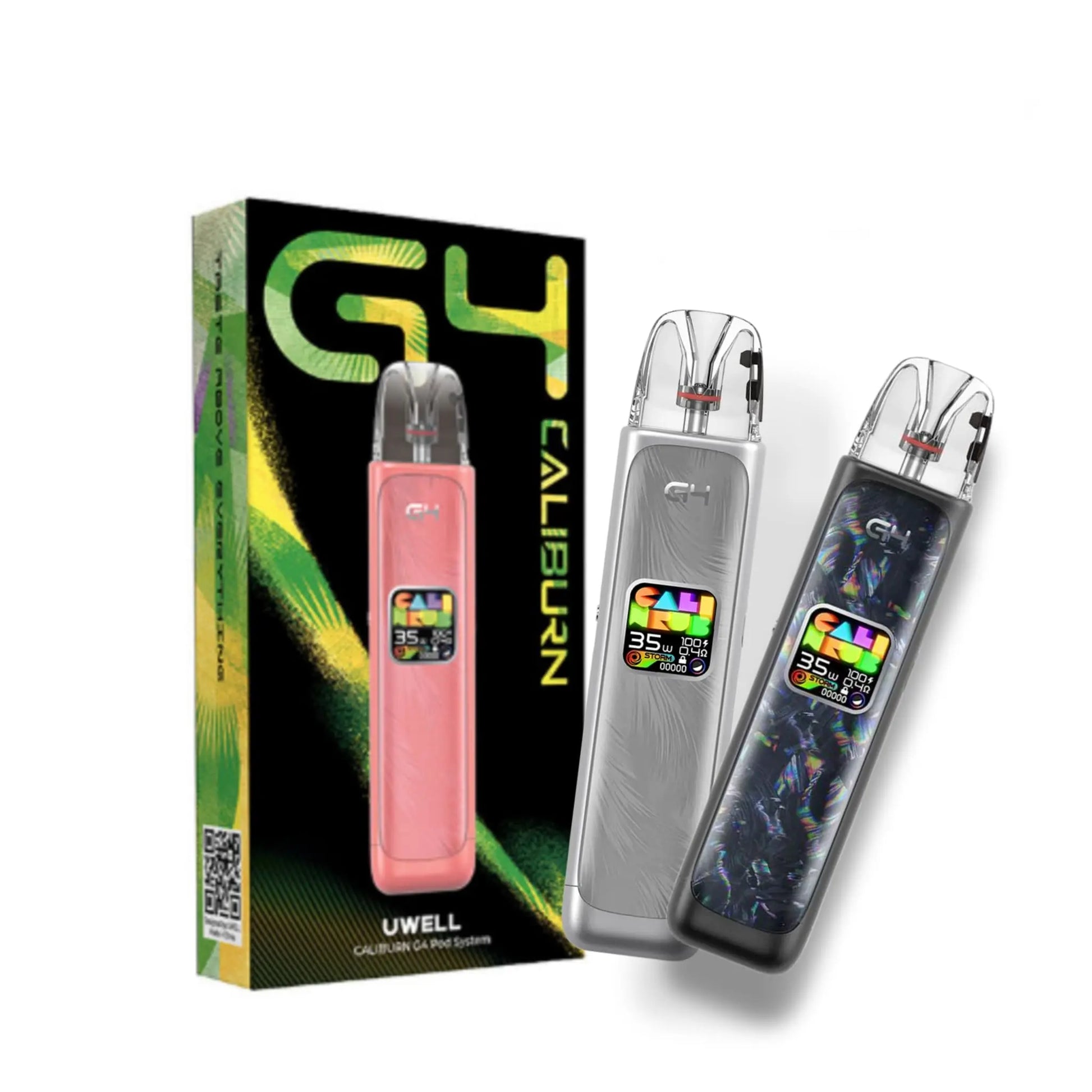 Uwell Caliburn G4 Pod Kit | 5-35Watt | 1300mAh | MTL & RDTL | Indian Vape Ninja Uwell Caliburn G4 Pod Kit | 5-35Watt | 1300mAh | MTL & RDTL | Indian Vape Ninja