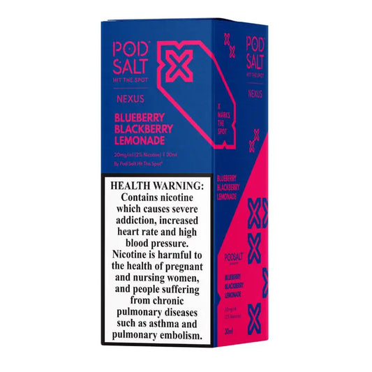 Blueberry Blackberry Lemonade - Pod Salt Nic salt | 30ML | 20MG 25MG 50MG | Indian Vape Ninja Indian Vape Ninja