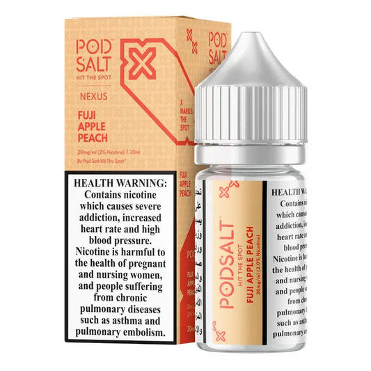 Fuji Apple Peach - Pod Salt Nic salt | 30ML | 20MG 50MG | Indian Vape Ninja Indian Vape Ninja