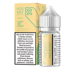 Lemon Lime Sorbet - Pod Salt Nic salt | 30ML | 20MG 25MG 50MG | Indian Vape Ninja Indian Vape Ninja