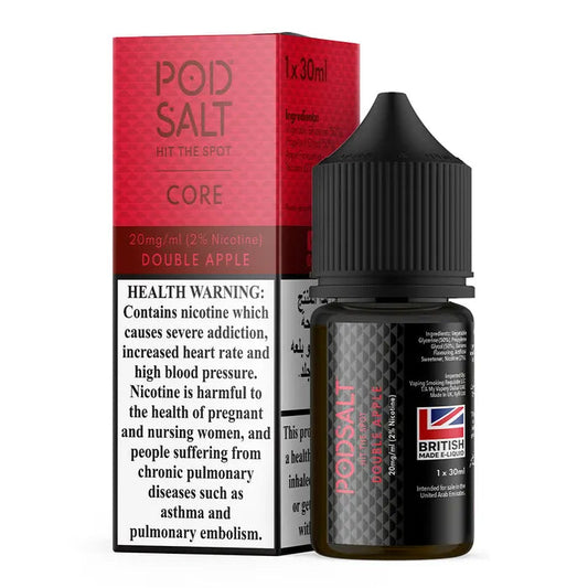 Double Apple Nic Salt by Pod Salt | 30ML | 20MG 25MG 50MG | Indian Vape Ninja Indian Vape Ninja
